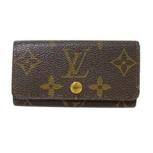 LOUIS VUITTON Multicles 4 Monogram - Key Case Monogram Canvas 132-080825